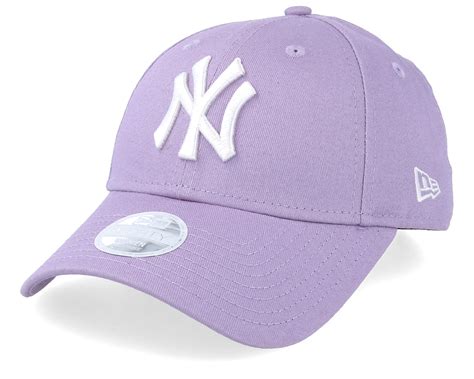 New York Yankees Women Seasonal 9forty Light Purplewhite Adjustable