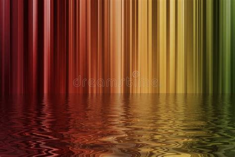 Multicolored Vertical Lines With Water Drops Bright Abstract