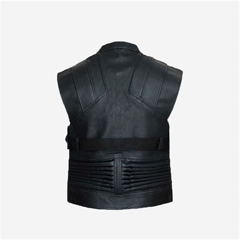 the avengers hawkeye jeremy renner leather vest online store