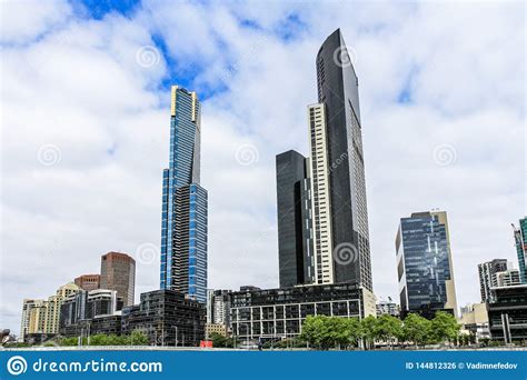 Melbourne Central Business District Skyscrapers Victoria Australia