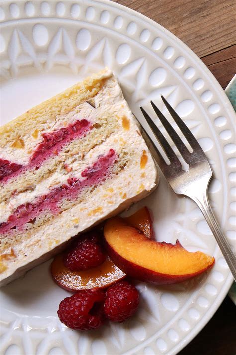 Peach Raspberry Ice Cream Cake Recipe Nyt Cooking