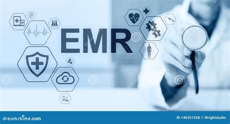 Electronic Health Record Ehr Emr Medicine And Healthcare Concept Medical Doctor Working With