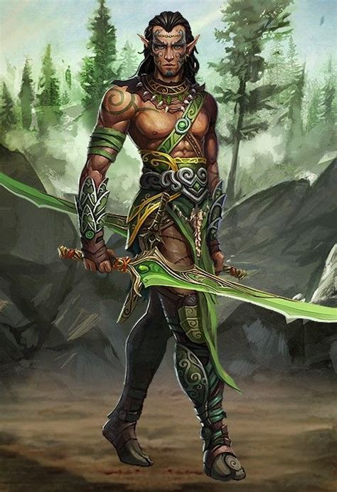 Heroes Community Sylvan Elf Characters Fantasy Warrior Wood Elf