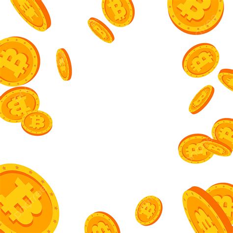 Falling Gold Coin Clipart Png Images Bitcoin Falling Explosion Vector