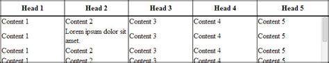 The example below sets the width of the table to 100%, and the height of the <th> elements to 70px: css - HTML table with 100% width, with vertical scroll ...