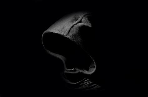 Anonymous, hoodie, black hoodie, woman, monochrome, girl, face, hacker, fantasy art. Black hoodie HD wallpaper | Wallpaper Flare
