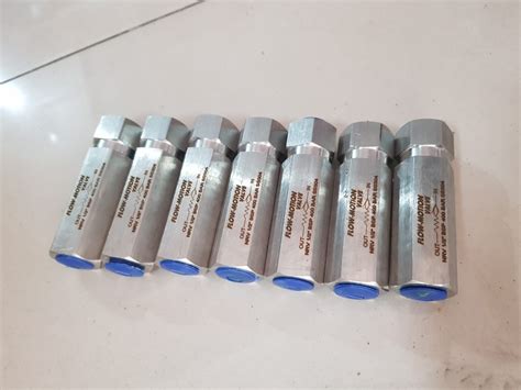 Stainless Steel Non Return Valve Flowmotion Hydraulics And Instruments