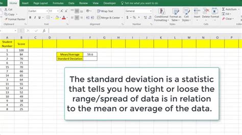 A Quick And Easy Way To Calculate Standard Deviation In Excel