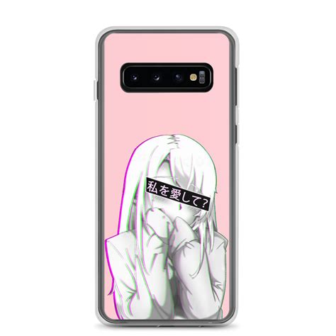 Love Me Anime Girl Aesthetic Samsung Case My Nerdy Needs