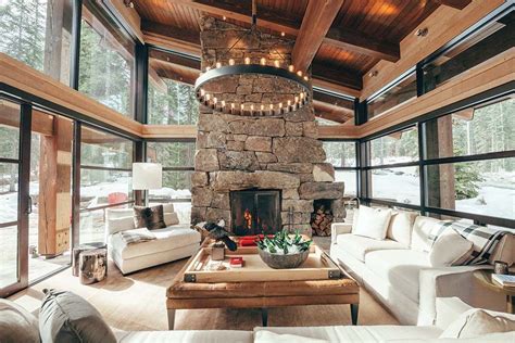 Rustic Living Room Design Rustic House Modern Mountain Home