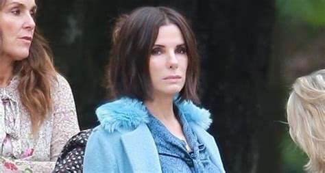 How old is sandra bullock in real life? Sandra Bullock Shows Off Her Shorter Hair on Set of 'Bird ...