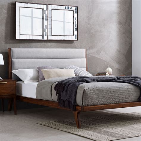 Create an inviting bedroom interior with the reflections bed handcrafted of natural cherry wood from one of the most sustainable forests in the world. Mercury Upholstered Platform Bed (Cal King) - Greenington ...