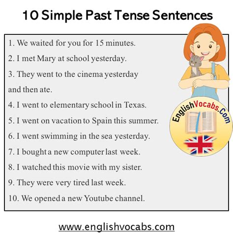20 Examples Of Simple Past Tense Sentences 58 OFF