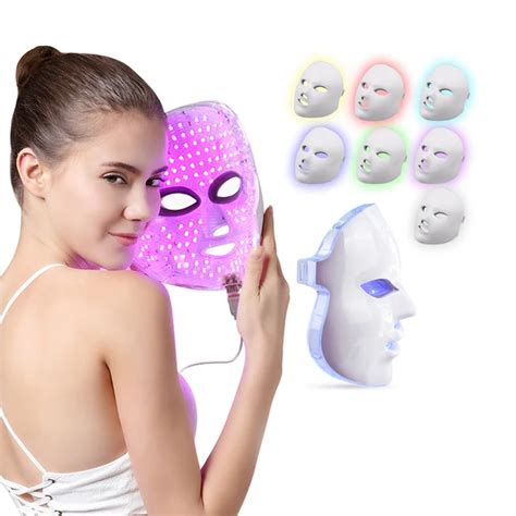 7 Colors Led Mask Face Mask Machine Photon Therapy Light Skin