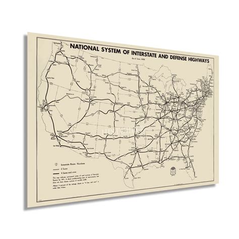 Buy Historix Vintage 1958 Of The United States National System Of