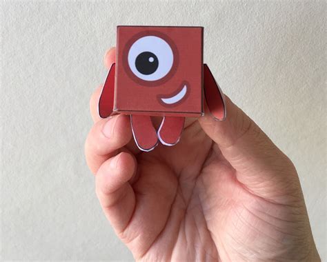 Numberblocks 1 10 Printable Paper Toys Origami Templates Etsy India