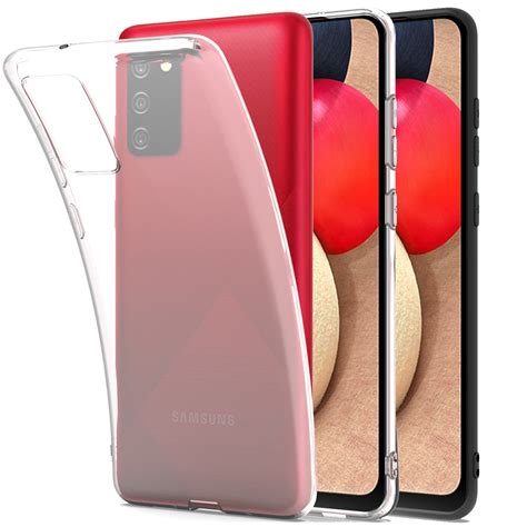 Fit Samsung Galaxy A02s Case And Screen Protector Slim Tpu Soft Thin