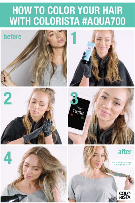Wash your hair with volumizing shampoo. Semi-Permanent Hair Color in 2020 | Colorista hair dye ...