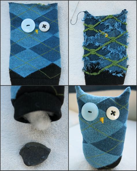 Sock Owl Project Easy Kids Craft Camping Crafts Arts And Crafts