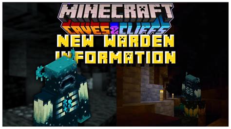 This New Warden Information Reveals A Lot Minecraft 117 Caves