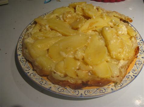 Tatin de pomme de terre au camembert