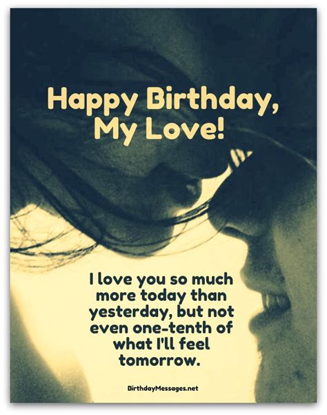 Romantic Birthday Wishes And Quotes Loving Birthday Messages