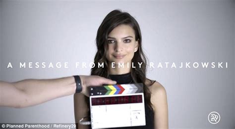 Blurred Lines Model Emily Ratajkowski Advocates Safe Sex