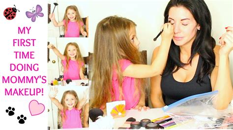 My First Time Doing Mommys Makeup Youtube