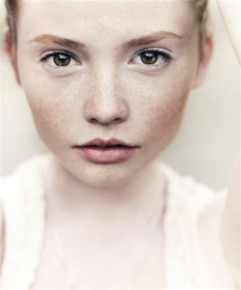 Portrait Of A Girl With Freckles Photography Photography Inspiration