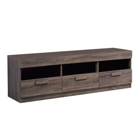Amiable Tv Stand Rustic Oak Brown 1 Kroger