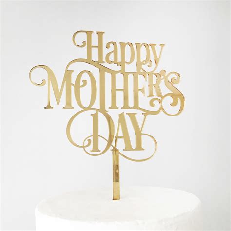 Celebrate the mothers in your life with these delicious and easy mother's day cake recipes and ideas, in flavors like lemon, strawberry, chocolate, and more. Classic Happy Mother's Day Cake Topper | SANDRA DILLON DESIGN