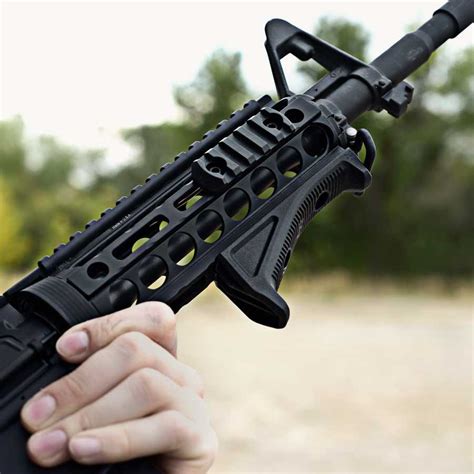 Rifle Magpul M Lok Afg Angled Forward Grip Black Mag598 Blk Genuine