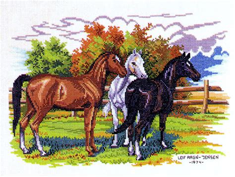 Horses Wild And Free Cross Stitch Pattern Cross Stitch