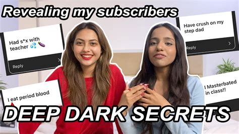 Reacting To My Subscribers Deepest Darkest Secrets Ft Reem Shaikh Part