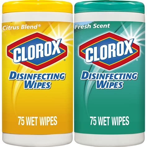 Clean and disinfect 99.9% of germs in one easy step. Clorox Disinfecting Wipes (150 ct Value Pack), Bleach Free ...