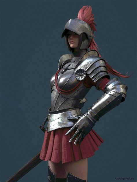 Knight 騎士 기사 kbabemin lee on ArtStation at https artstation com artwork RkJxA Female
