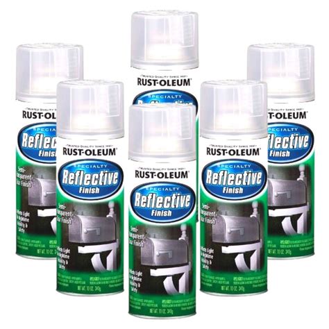 Buy 6 Pack Rust Oleum Reflective Finish 283g Spray Mydeal