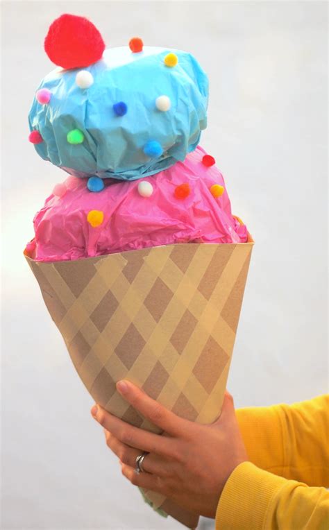 Whether it is one of the shop's delectable macaron ice cream sandwiches (definitely try the red velvet), a thick how about crazy flavors like nutella vodka, fat elvis (peanut. DIY Giant Ice Cream Cone Gift Wrapping (A fun Alternative ...