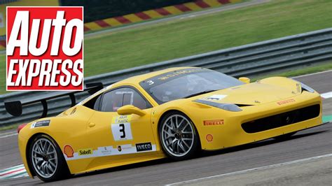 Ferrari 458 Challenge Evoluzione Vs 458 Speciale On Track Youtube