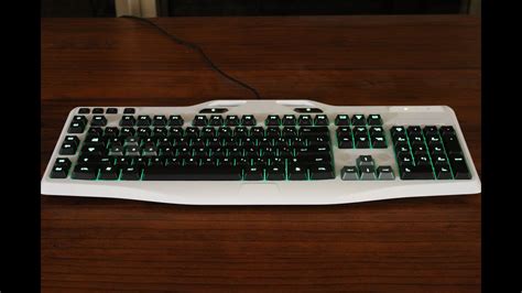 Custom Matte Rubber White Logitech G105 Gaming Keyboard Youtube