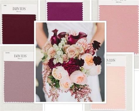Maybe you would like to learn more about one of these? David's Bridal Colors Clockwise from top: Sangria, ballet ...
