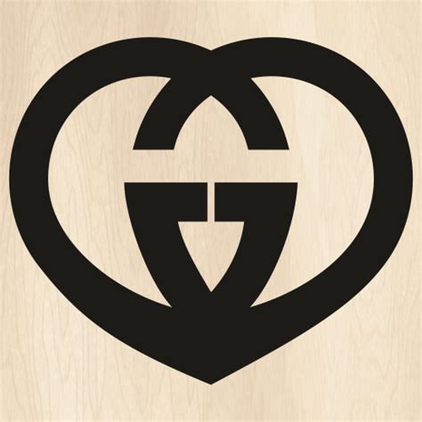Gucci Heart Logo Svg Gucci Logo Png Gucci Fashion Vector File Png