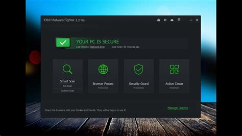 Iobit malware fighter pro is unique dual core malware engine to protect your pc from malicious things. IObit Malware Fighter 3.2 Pro +365 days keys - YouTube