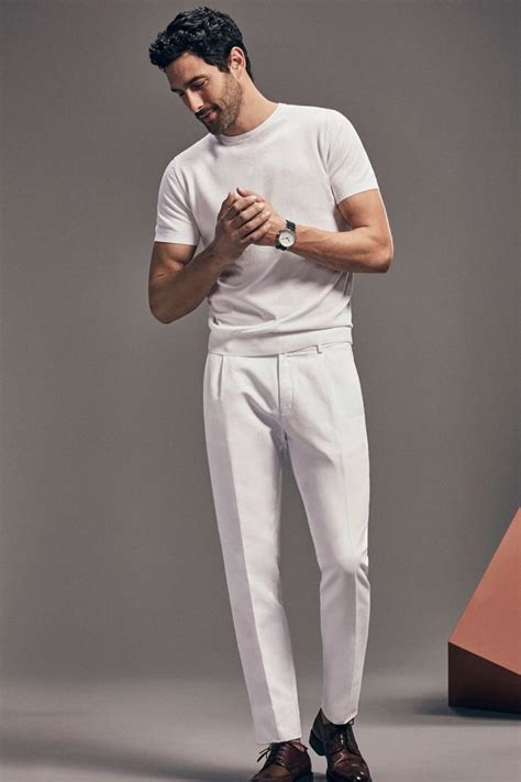 Top 10 All White Outfits For Men Fresh Looks For Summer 2024