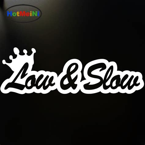 Hotmeini 18cm Low And Slow X5 Slammed Stance Car Sticker Jdm Funny