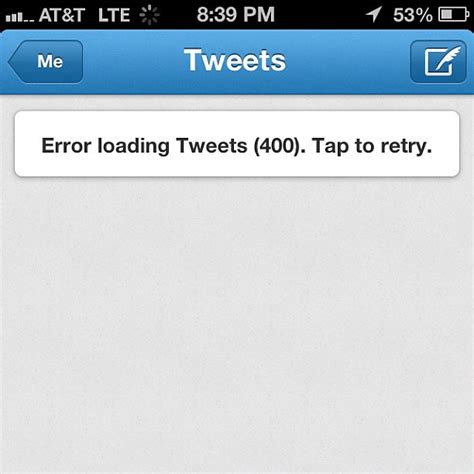 Error Loading Tweets Tap To Retry These Steps Fix It Su Flickr