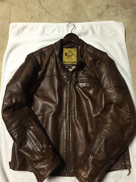 Roland sands design ronin leather jacket. Roland Sands RSD Ronin Tobacco Leather Jacket XL - Harley ...