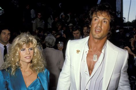 Sylvester Stallone And First Wife Sasha Czack Married 1974 1986 Celeb