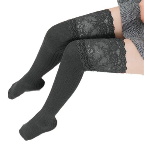 Lace Stockings Fashion Womens Stockings 2018 Sexy Warm Thigh High Over