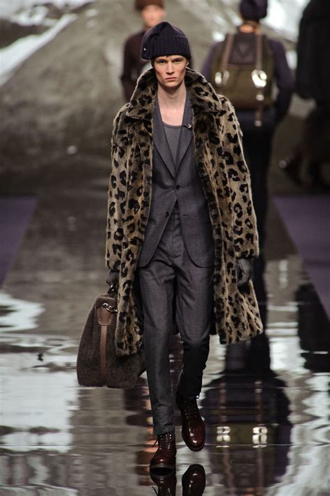 Louis Vuitton Men Paris Inverno 2013 Rtw Mens Winter Fashion Winter Fur Coats Mens Fur Coat